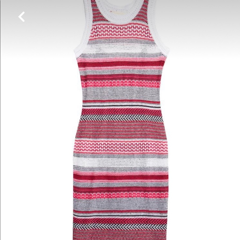 Etcetera Red and white stripped knit dress from etcetera
